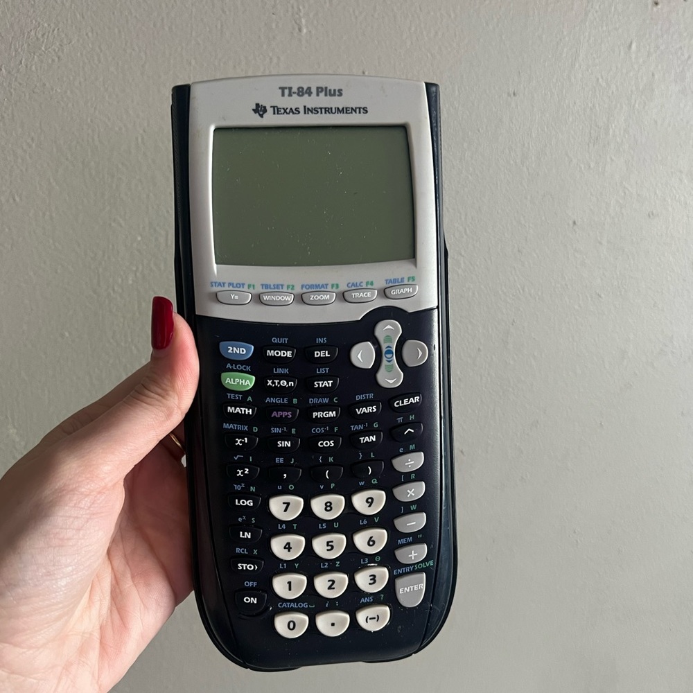 TI-84 Plus graphing calculator. Texas Instruments.